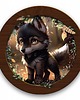 puzzle dla dzieci Puzzle drewniane Wilczek 40 elementów XL 2