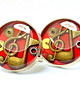 spinki do mankietów SPINKI - Nutki (czerwone) 1