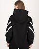 bluza z kapturem damska BLUZA Z LAMPASAMI  ROZALIA czarna 2