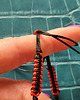 bransoletki wire wrapping Bransoletka gałązka z czerwonymi jadeitami 2