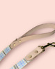 smycze i obroże dla psów i kotów Smycz miejska Light Blue / Nude Leather 1