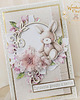 kartki scrapbooking Dziecięca kartka urodzinowa z króliczkiem "Magnolia3"GOTOWA 1