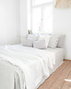 koce i narzuty Narzuta Lniana PURE WHITE 2