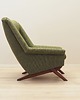 fotele Fotel zielony, duński design, lata 70, produkcja: Horsens M 4