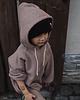 bluzy dla niemowlaka Bluzobody z kapturem dla dziecka oversize wafel organic 8