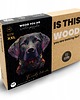 puzzle dla dzieci Puzzle drewniane PIES Labrador 418 elementów XXL 4