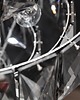 lampy wiszące Żyrandol lampa Cristal szara szkło 50cm 3