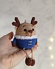breloki Brelok renifer, Brelok jelonek, Brelok na prezent, Upominek świąteczny 2