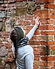 opaski do włosów Oliwkowa miękka wełniana opaska twist 2