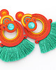 kolczyki soutache Jesienne boho kolczyki 3 1