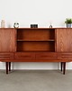 komody Highboard tekowy, duński design, lata 60, produkcja: Dania 1