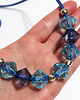 korale Naszyjnik - Niebieski, granatowy 5