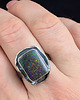 pierścionki srebrne Pierścionek black Matrix opal 1