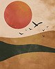 plakaty Plakat - Sun sets in the east 1