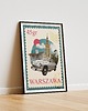 plakaty Plakat U nas w Warszawie - Znaczek Pocztowy 3