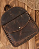 plecaki PLECAK DAMSKI RETRO VINTAGE BRĄZOWY T-18-BR 2