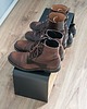 półki Nowoczesny metalowy stojak na buty, CAŁY CZARNY 5