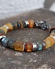 bransoletki wire wrapping bursztyn labradoryt srebrna bransoleta 7