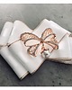 broszki Brosza  White z Kokardą Rose Gold 1