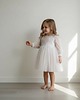 sukienki dla dziewczynki Sukienka Mirella beż i ecru z koronką 1