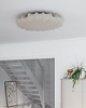 plafony Lniana lampa sufitowa Linen o średnicy 70 cm 1