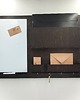 organizery Organizer do biura, gabinetu, tablica magnetyczna, wenge 1