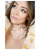 chokery Brzoskwiniowy choker róża 5