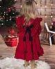 sukienki dla dziewczynki Sukienka Dresowa  Red Christmas 1