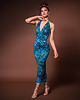 sukienki maxi damskie Sukienka bez pleców - tropical 1