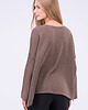 swetry damskie  Sweter Oversize  Alaska Tabaczkowy 2