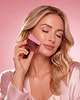 akcesoria dla niej CRYSTALLOVE V-SHAPE Contour Face Brush - pink 1