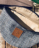 saszetka nerka Nerka / torebka z plecionki tapicerskiej "Mili Belt Bag L" -szara 2