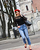 plecaki Skórzany Plecaczek Flawia Black Snake 3