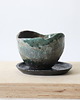 doniczki Doniczka ceramiczna raku 2