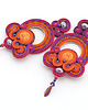 kolczyki soutache Jesienne boho kolczyki 2