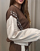 komplety damskie Wiskozowy komplet dresowy Marrone 2