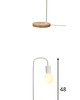 lampy stołowe Lampka biurkowa lampka nocna stołowa lampka na biurko biała LED E27 1