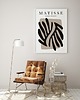 plakaty Plakat Matisse black leaf  2