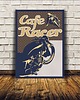 plakaty Cafe Racer - vintage plakat motocyklowy 3