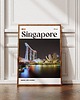 plakaty Minimalistyczny plakat Singapur 2