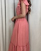 sukienki midi damskie Bawełniana sukienka midi Rosso 2