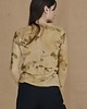 swetry damskie  Unikatowy sweter eco-print CARA bege 2