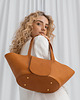 torebki do ręki Torebka Skórzana Miss O'Leather Baguette brązowy 1