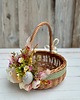 koszyki wielkanocne Wielkanocny koszyczek na święconkę, koszyczek z dekoracją 2
