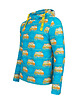 bluza z kapturem damska Bluza kangurka "Ogórki" z jabłkowym - unisex 3
