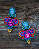 kolczyki soutache Duże i kolorowe kolczyki sutasz 3