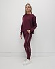komplety damskie Sabela minimalistyczny komplet z lamówkami - Cherry 4