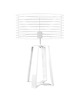 lampy stołowe Czarna duża lampa stołowa do salonu sypialni loftowa druciana WOLOS LOFT 5