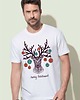 t-shirty męskie Koszulka  z nadrukiem Merry deer 1