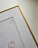 plakaty Wybrany Plakat format A4 Baran i Waga  i Wodnik plus rama złota 30 cm x 40 cm 2
